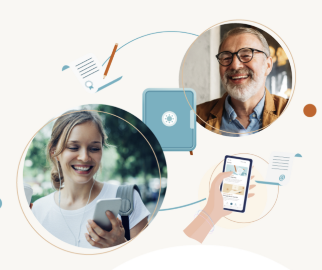Nouvelle fonctionnalité de partage dans l'application Izimi pour plus de fiabilité et de sécurité.